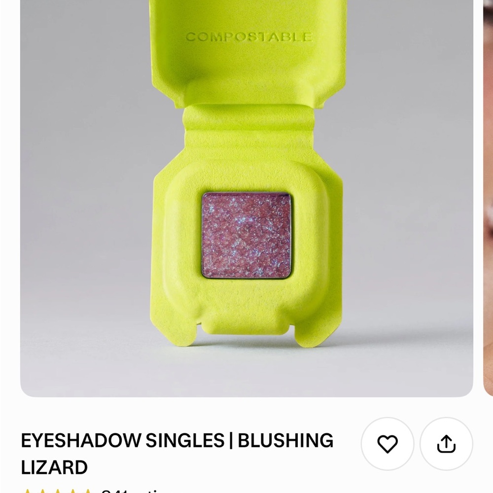 NIB Half Magic Eyeshadow Singles - Blushing Lizard and electric Butterfly - Picture 6 of 8